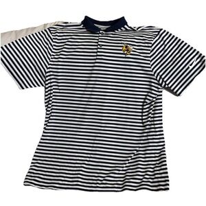 Nike Golf Dri-Fit Mens Georgia Tech Yellow Jacket Blue Polo Shirt XL